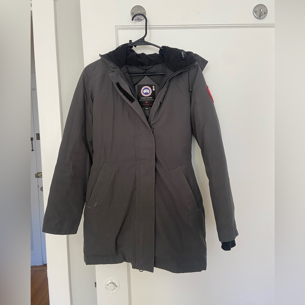 XS Canada Goose parka - dark grey color.